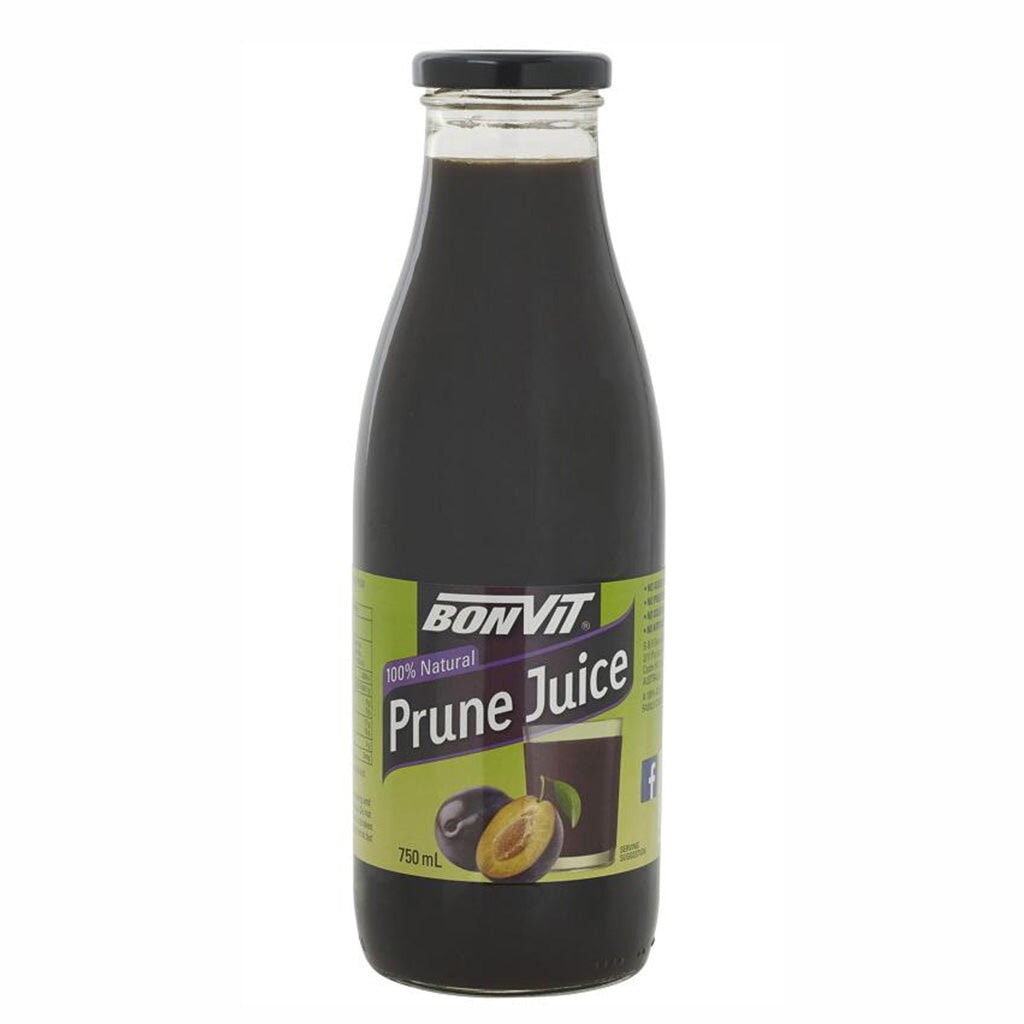 Organic Bonvit Prune Juice for Digestive Health - 100% Natural Constipation Relief - Great for Smoothies, Baking & Daily Wellness Routine