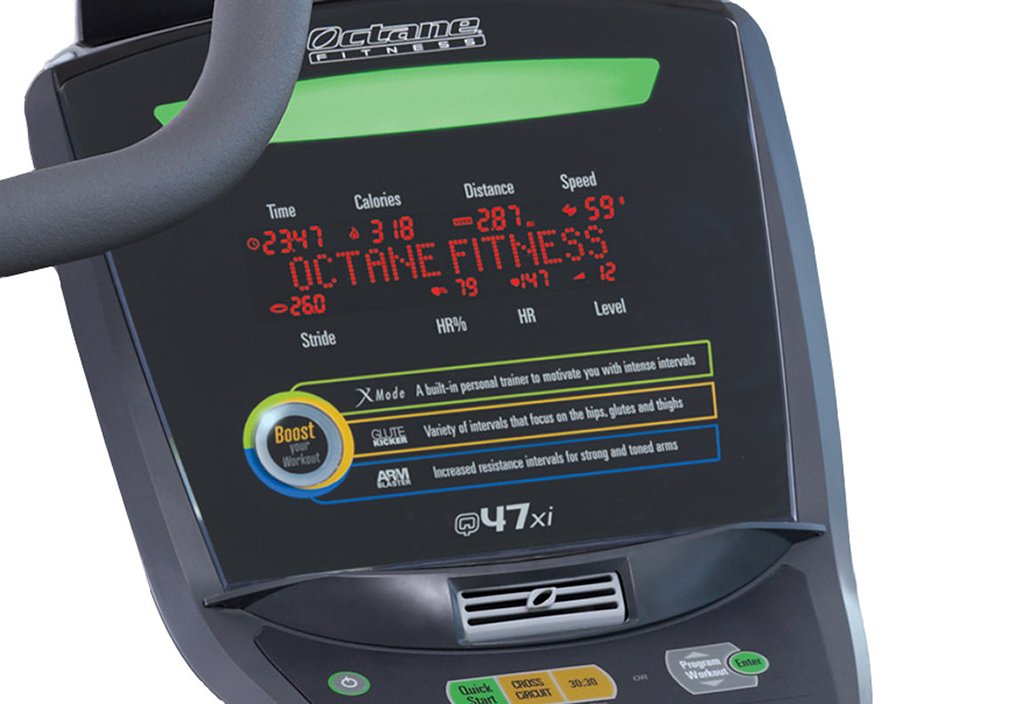 Octane Q47xi Elliptical Machine - Premium Home Gym Equipment for Cardio Workout | Perfect for Home Fitness, Weight Loss & Low-Impact Exercise