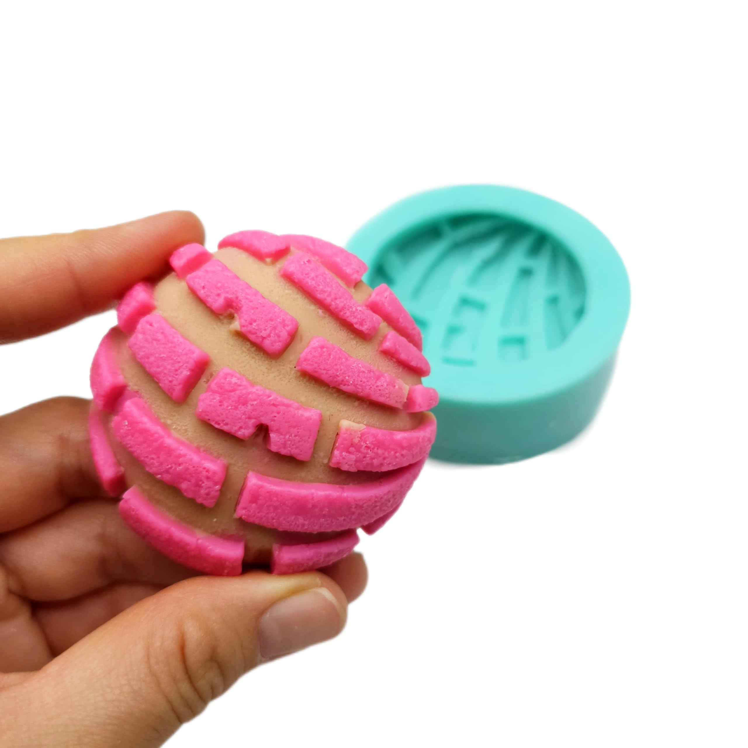 Premium Concha Bread Silicone Mold for Candle Making, Resin Art, Soap Crafting, Clay Pottery & Baking - Non-Stick, Heat Resistant, Easy Clean - Perfect for DIY Crafts, Home Decor & Gift Making