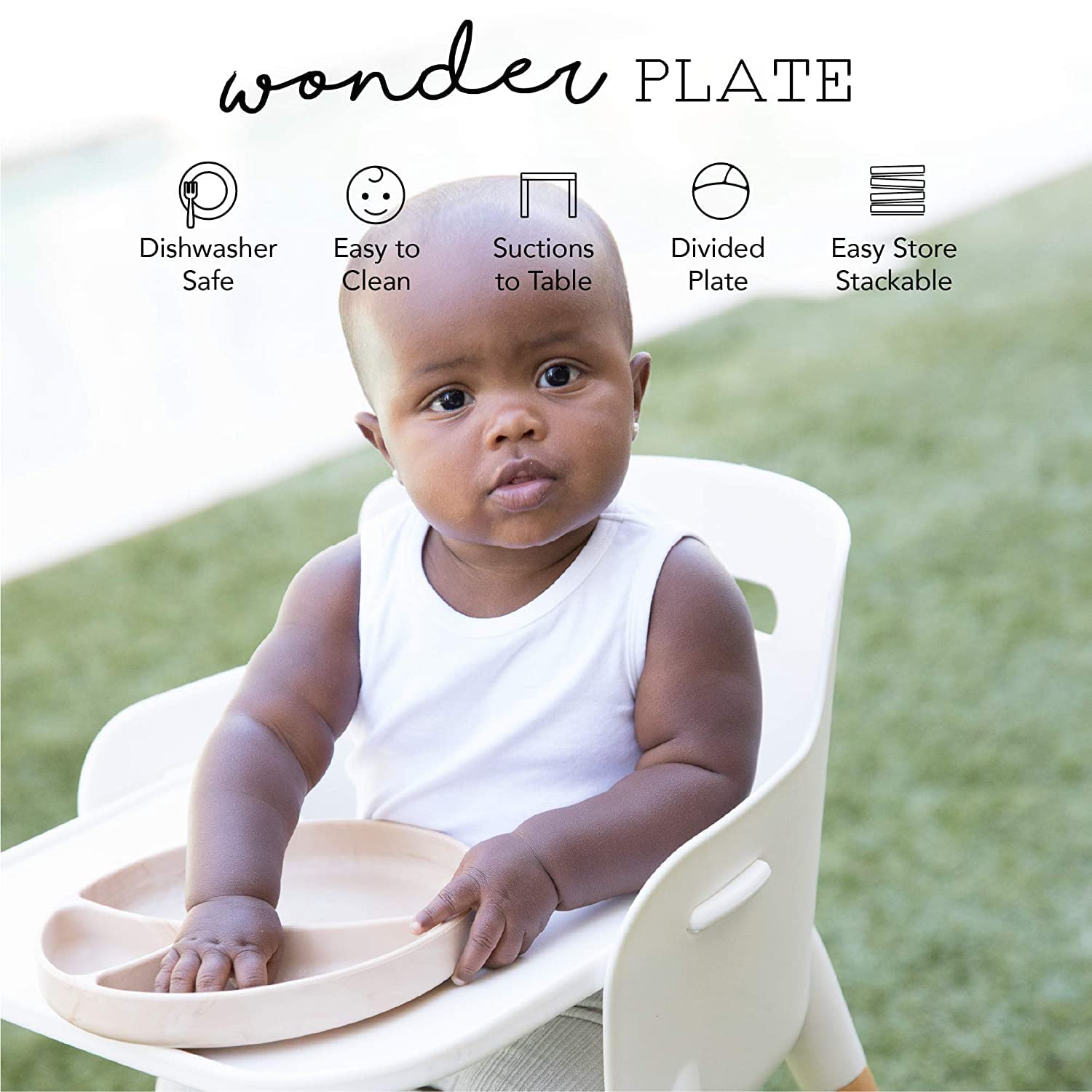 Bella Tunno Wonder Plate - BPA Free Silicone Suction Plates for Babies & Toddlers | Microwave & Dishwasher Safe | Non-Slip Baby Feeding Bowls | Perfect for High Chairs, Travel & Mess-Free Mealtime