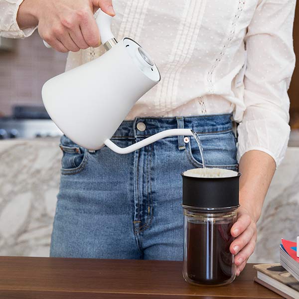 Fellow Stagg Kettle 1L Electric Pour-Over Gooseneck Tea Kettle - Premium Temperature Control for Coffee & Tea Brewing at Home, Office or Cafe