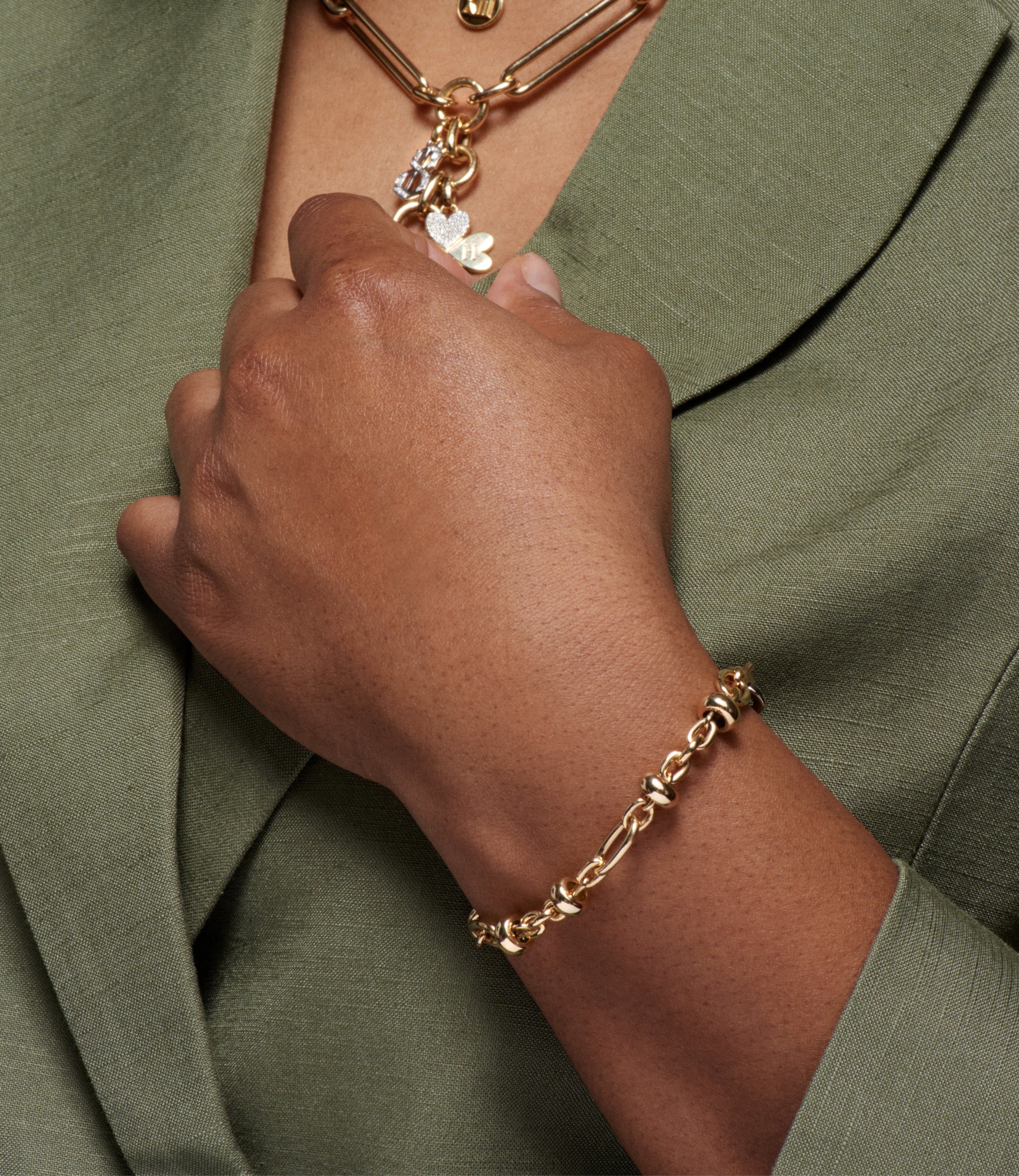 Orbit Yellow Gold Bracelet for Women - Elegant Stackable Jewelry for Everyday Wear & Special Occasions