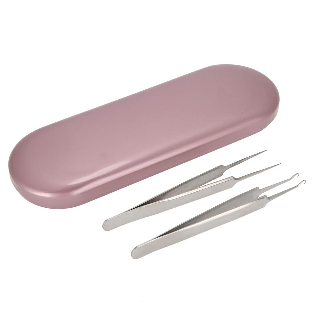Premium Eyelash Extension Tweezers Storage Case - Pink Makeup Tool Organizer Box for Tweezers, Scissors, Lash Brushes & Eyeliners | Perfect for Salon Professionals & DIY Lash Artists at Home