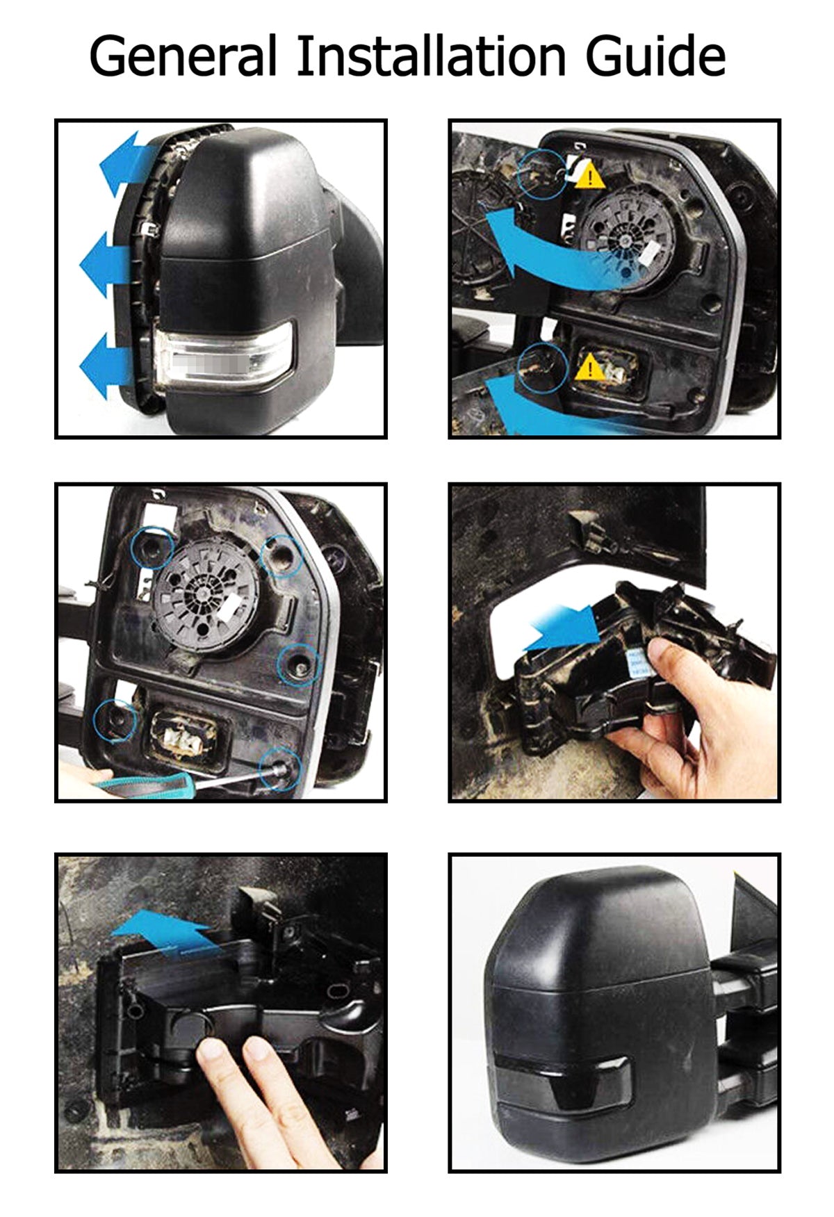 2017-2022 Ford F250 Clear Lens Sequential LED Side Mirror Turn Signals - Enhanced Towing Safety & Style for Highway Driving & Night Visibility