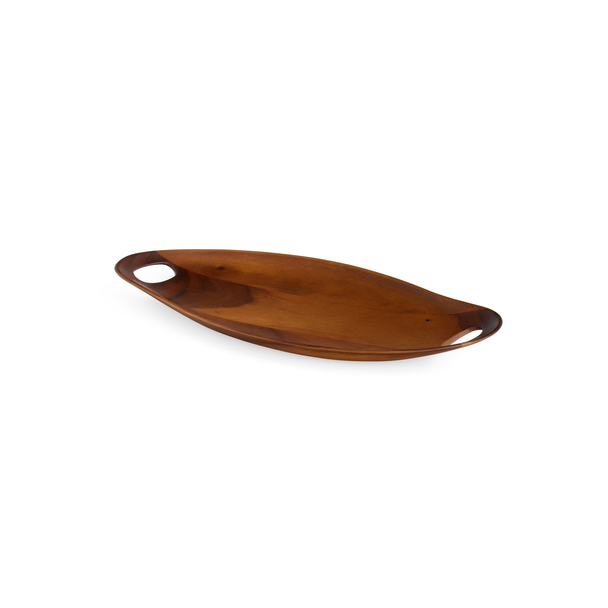 Premium Acacia Wood Serving Tray - 18 Inch Natural Wood Charcuterie Board for Cheese, Fruits & Appetizers - Perfect for Entertaining, Kitchen & Dining Room Decor