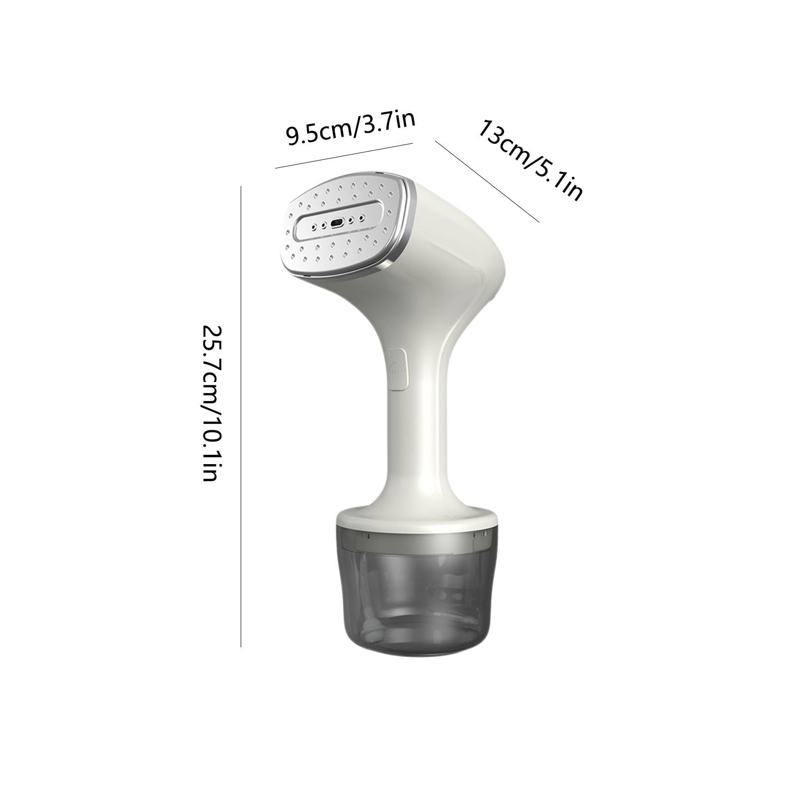 Portable Handheld Clothes Steamer - 260ml Large Capacity Garment Steamer with Auto Shut-Off | Powerful Steam Penetration for Wrinkle Removal | Perfect for Home Use, Travel & Quick Outfit Refresh