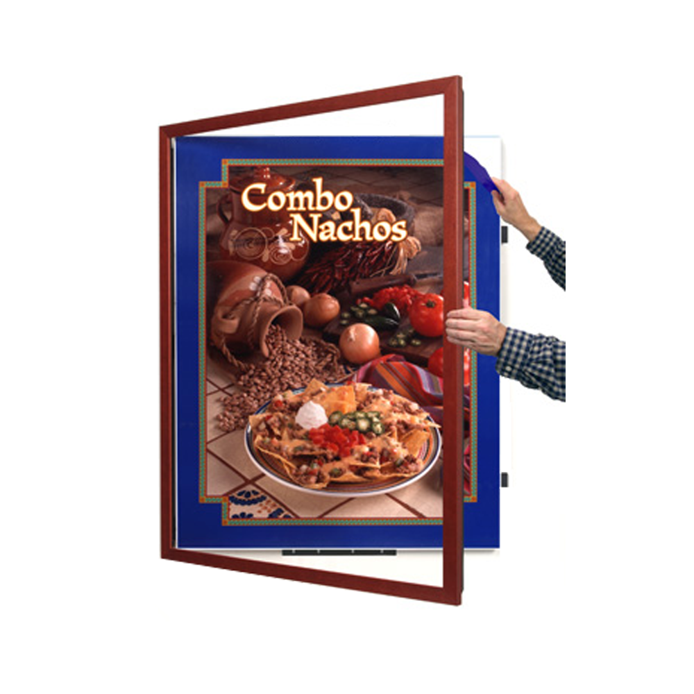 13x19 Wood Poster Frame - Premium Quality Swing Frame for Wall Display - Perfect for Home Decor, Office Art, and Gallery Exhibitions
