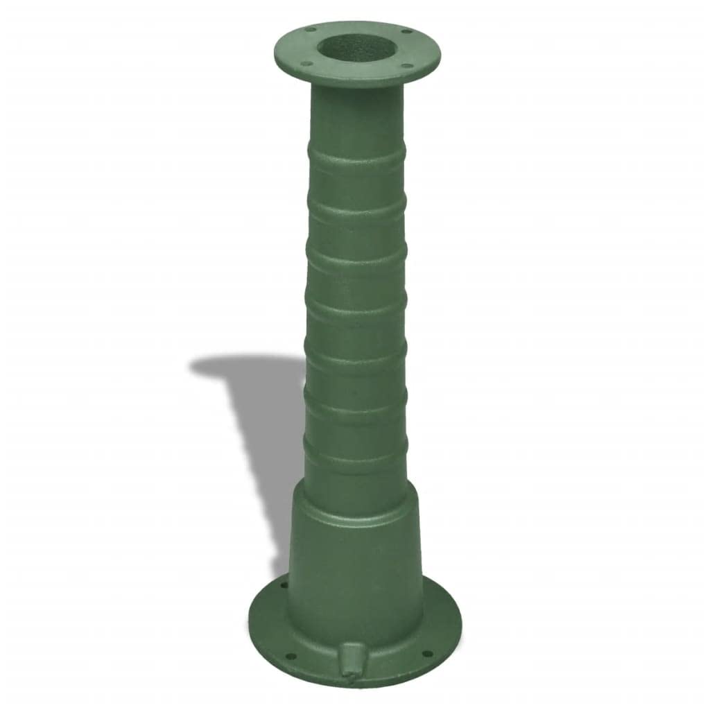 Cast Iron Stand for Garden Hand Water Pump - Heavy Duty Outdoor Yard & Pond Water Pump Stand (Green) - Perfect for Farmhouse, Cottage & Rustic Garden Decor