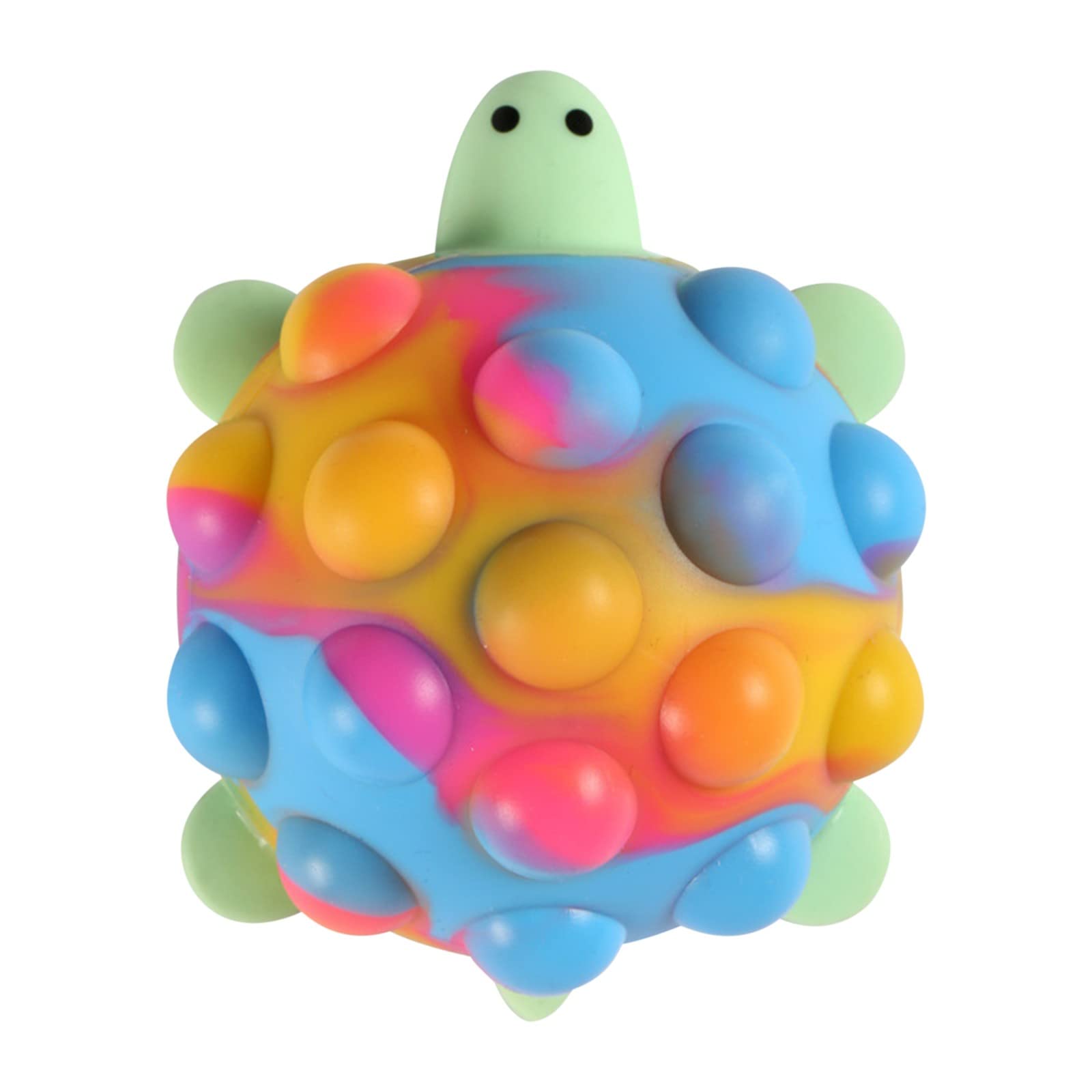 Silicone Grip Stress Relief Ball - Bubble Popping Fidget Toy for Anxiety Relief, Music Sensory Play, Educational Gift for Kids & Adults - Perfect for Office, Classroom, Travel and Therapy Use