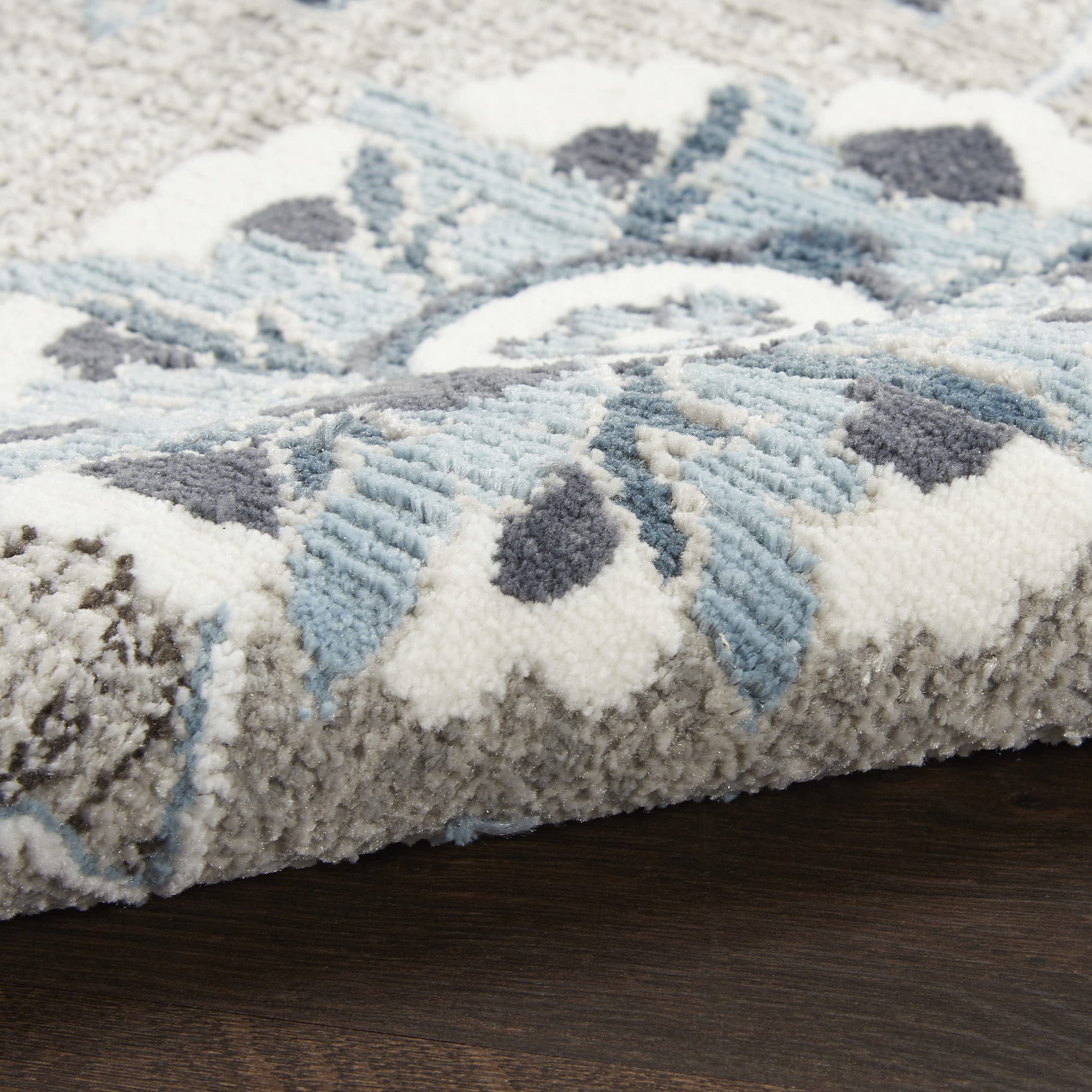 Nourison Lennox Grey/Blue 2'3