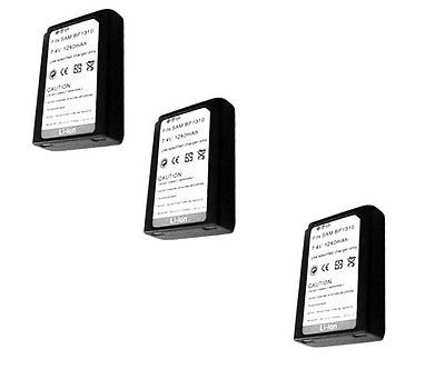 Premium 3X ED-BP1310 BP1310 ED-BP1310/EP Replacement Batteries for Samsung NX100, NX10, BX11 NX20 Cameras - Perfect for Travel Photography & Professional Shoots