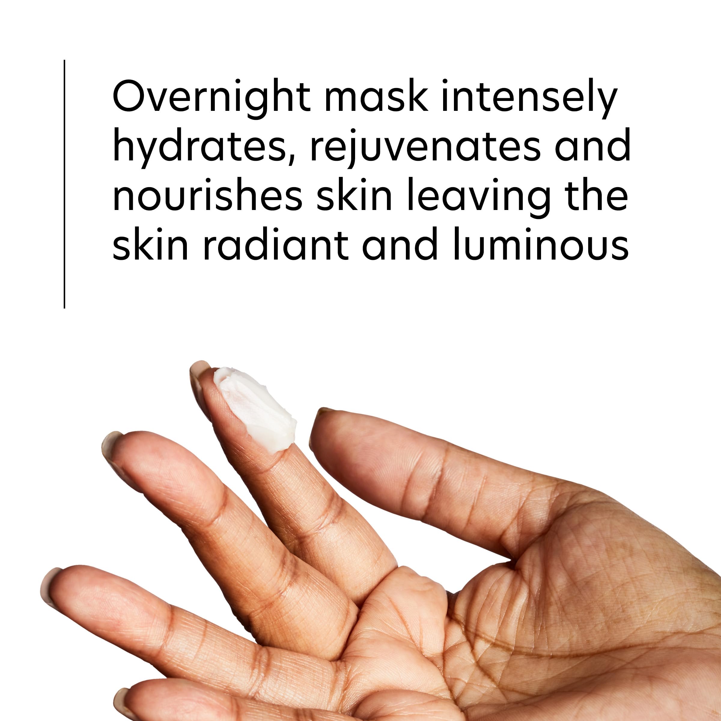 PCA SKIN Overnight Face Mask with Hyaluronic Acid - Brightening & Hydrating Anti-Aging Night Treatment - Rejuvenates Skin While You Sleep - Boosts Radiance & Luminosity - 1.8 oz Jar - Perfect for Nighttime Skincare Routine & Travel
