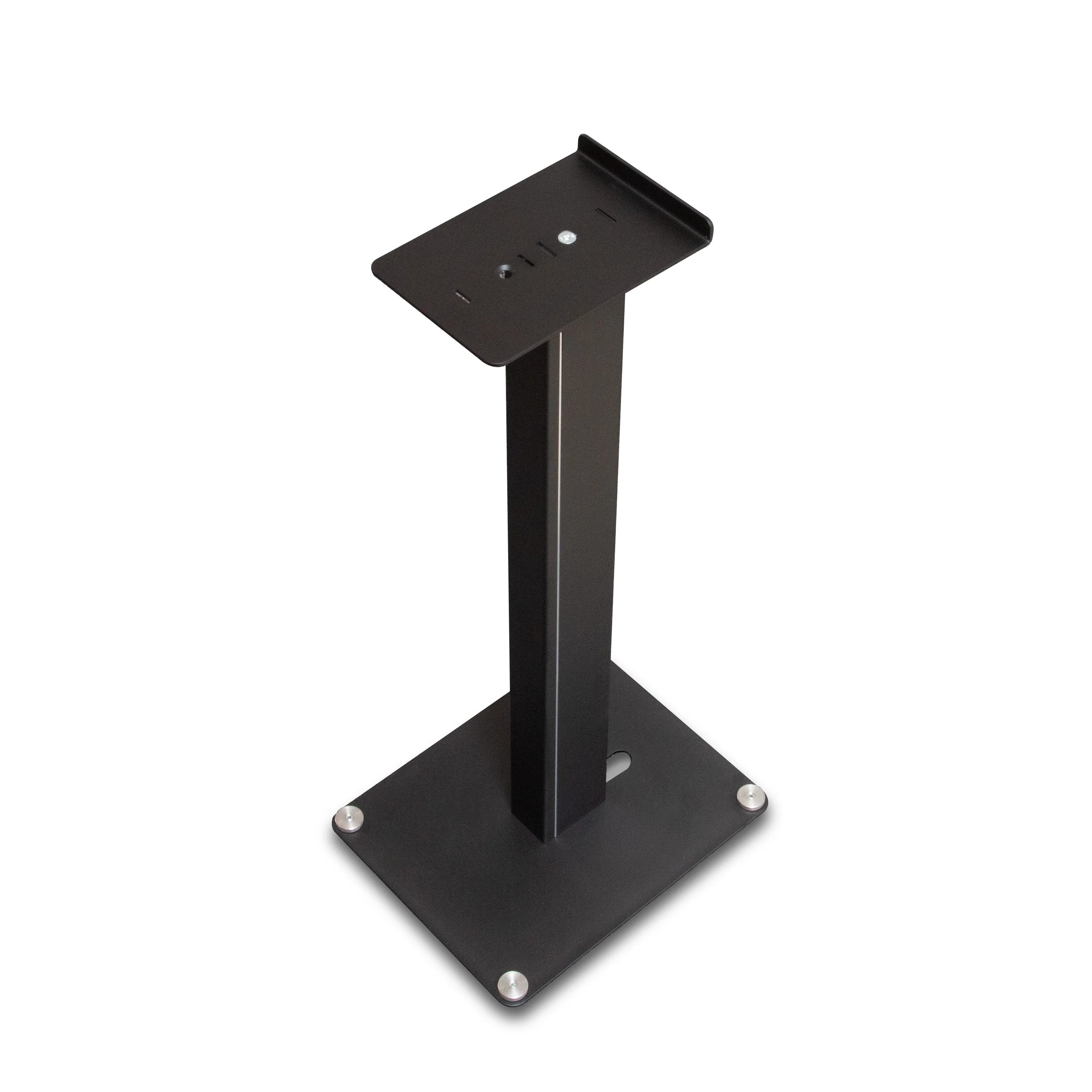 Alpha iQ Floor Stands (Pair) - Premium Speaker Stands for Home Theater & Studio - Perfect for Bookshelf Speakers & Audio Equipment