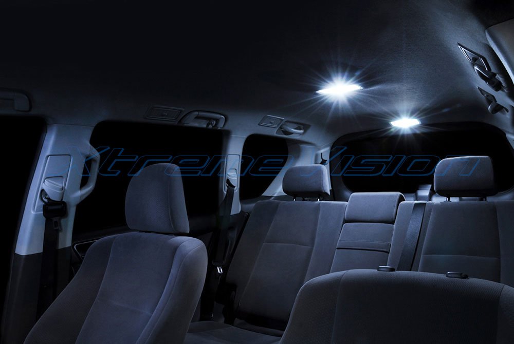 XtremeVision Cool White Interior LED Light Bulbs Kit for Lincoln LS 2000-2006 (10-Piece Set) with Installation Tool - Upgrade Car Cabin Lighting for Better Visibility at Night