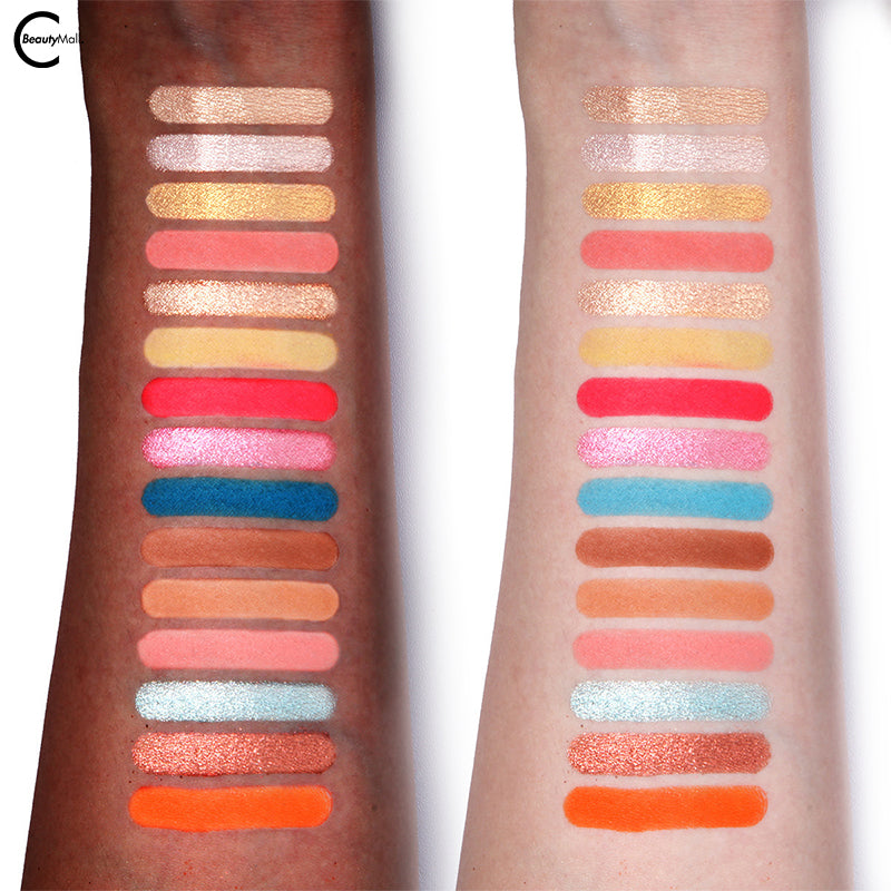 MAFFICK 15-Color Eyeshadow Palette with Matte & Shimmer Shades - Long Lasting Pigmented Makeup for Day & Night Looks - Perfect for Parties, Weddings & Everyday Wear