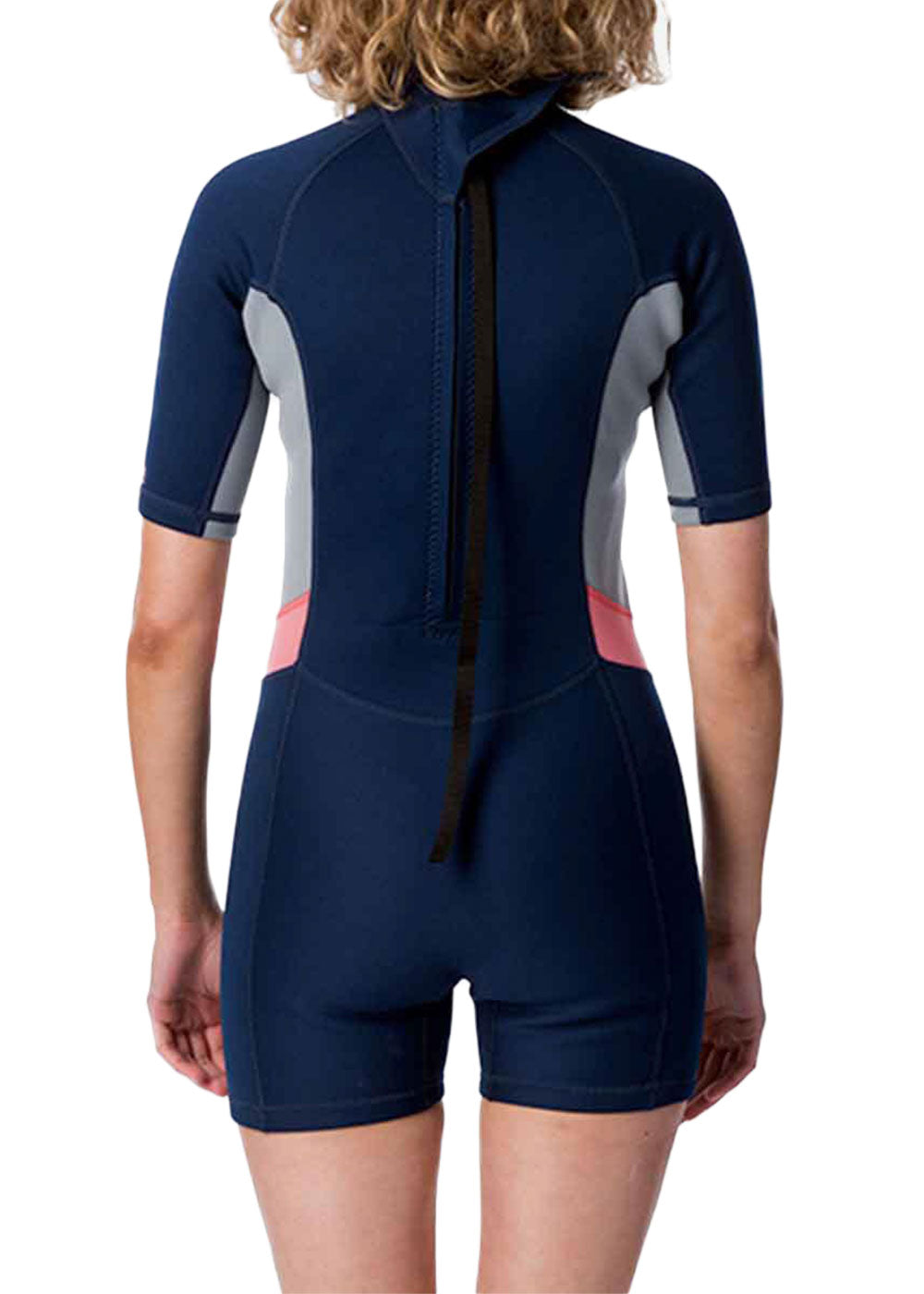 Peak Women's 1.5mm Neoprene Short Sleeve Spring Wetsuit - Perfect for Surfing, Snorkeling & Water Sports