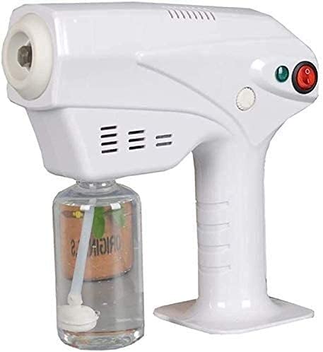 Nano Electric Spray Gun - Portable ULV Fogger Machine for Disinfection & Cleaning | Multifunctional Nano Steam Gun | Ideal for Home, Office, and Outdoor Use (White)