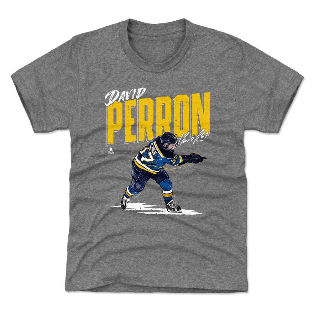 500 LEVEL David Perron Kids Hockey Jersey - Official NHL Youth Hockey Shirt for Boys & Girls - Perfect for Games, Practices, and Fan Apparel