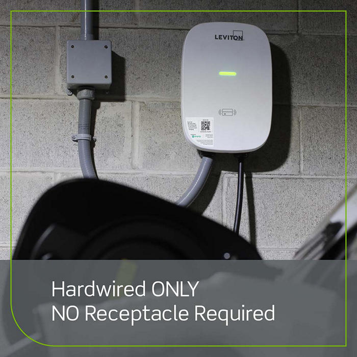 48 Amp Level 2 EV Charger with Smart Management Software & LCD Display - Fast Home & Commercial Electric Vehicle Charging Station for Tesla, Nissan, Chevy (EV48S) | Perfect for Garages, Parking Lots & Workplace Charging