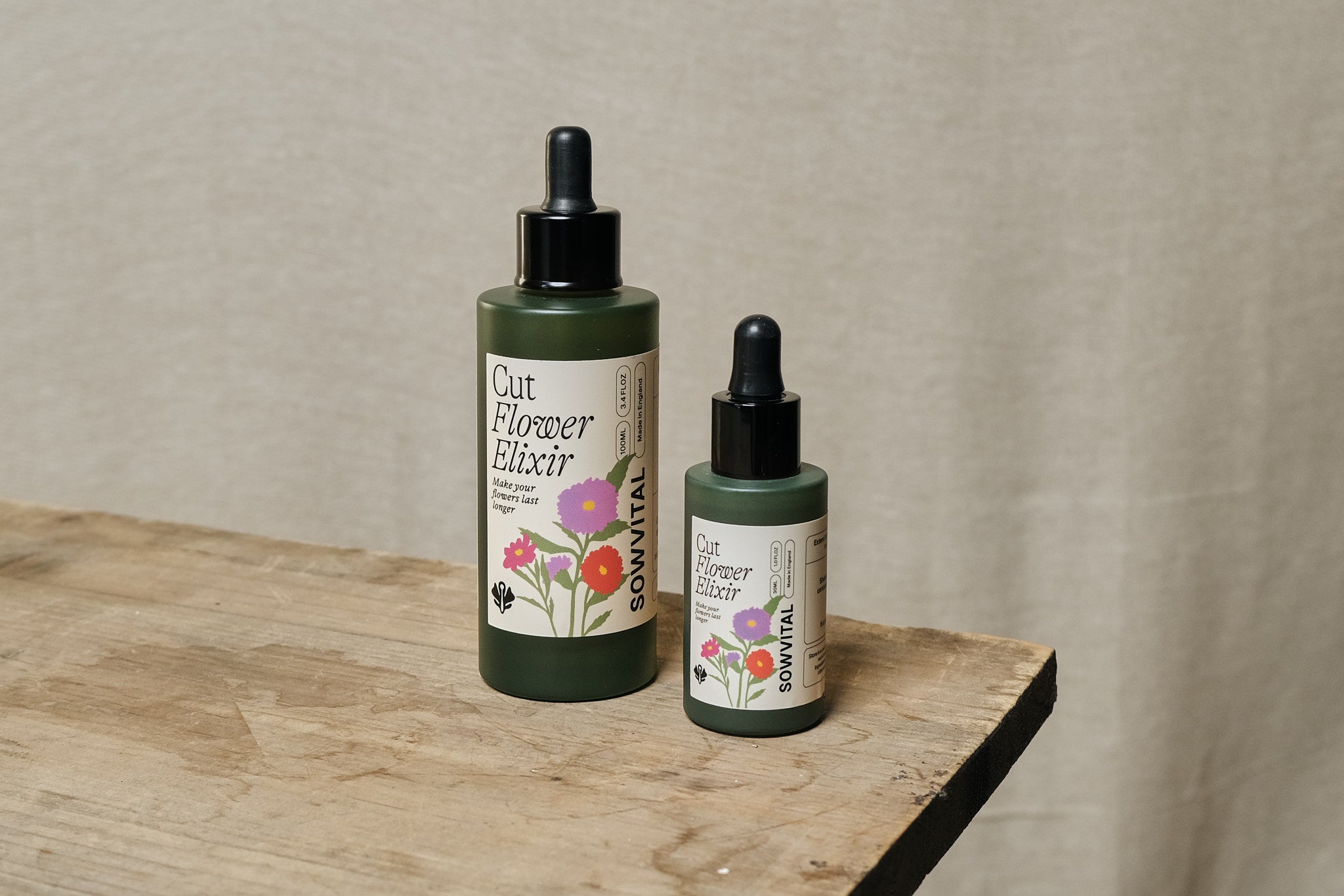 Premium Cut Flower Elixir - Floral Nutrient Solution for Fresh Cut Flowers | Extends Bloom Life for Roses, Tulips & Hydrangeas | Perfect for Bouquets, Weddings & Home Decor