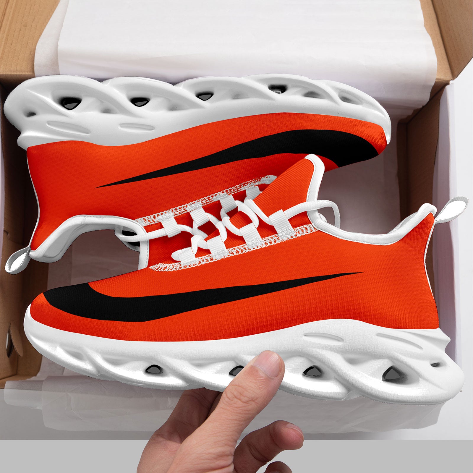 Custom Maxsoul Personalized Sneakers - Breathable Lightweight Running Shoes for Men & Women | Gym, Workout, Casual Wear (Style: FN003 E020109, Size 11)