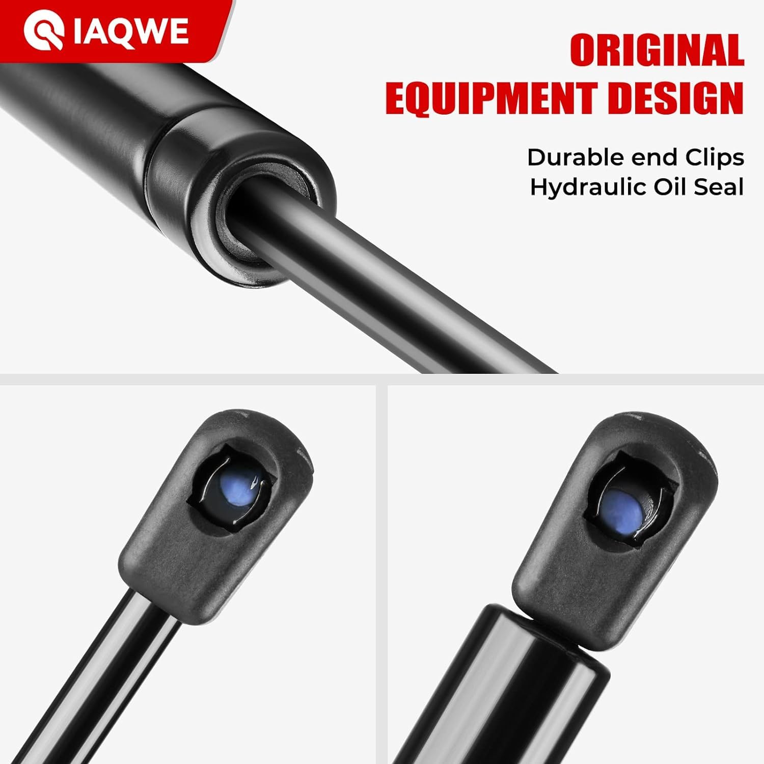 Heavy Duty 26 Inch 120Lb Gas Struts Lift Support for Tonneau Cover, RV Bed, TV Cabinet, Toolbox & Camper Window - 2 Pack Shock Absorbers for Smooth Opening & Closing - Perfect for Trucks, Storage Boxes & Floor Hatches