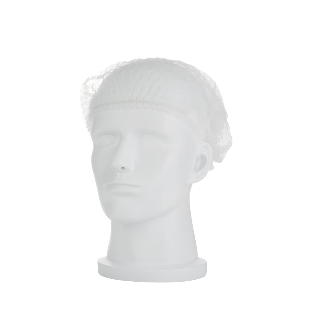 Restaurantware Hair Net - White One Size Disposable Hair Cover for Food Service & Commercial Kitchens