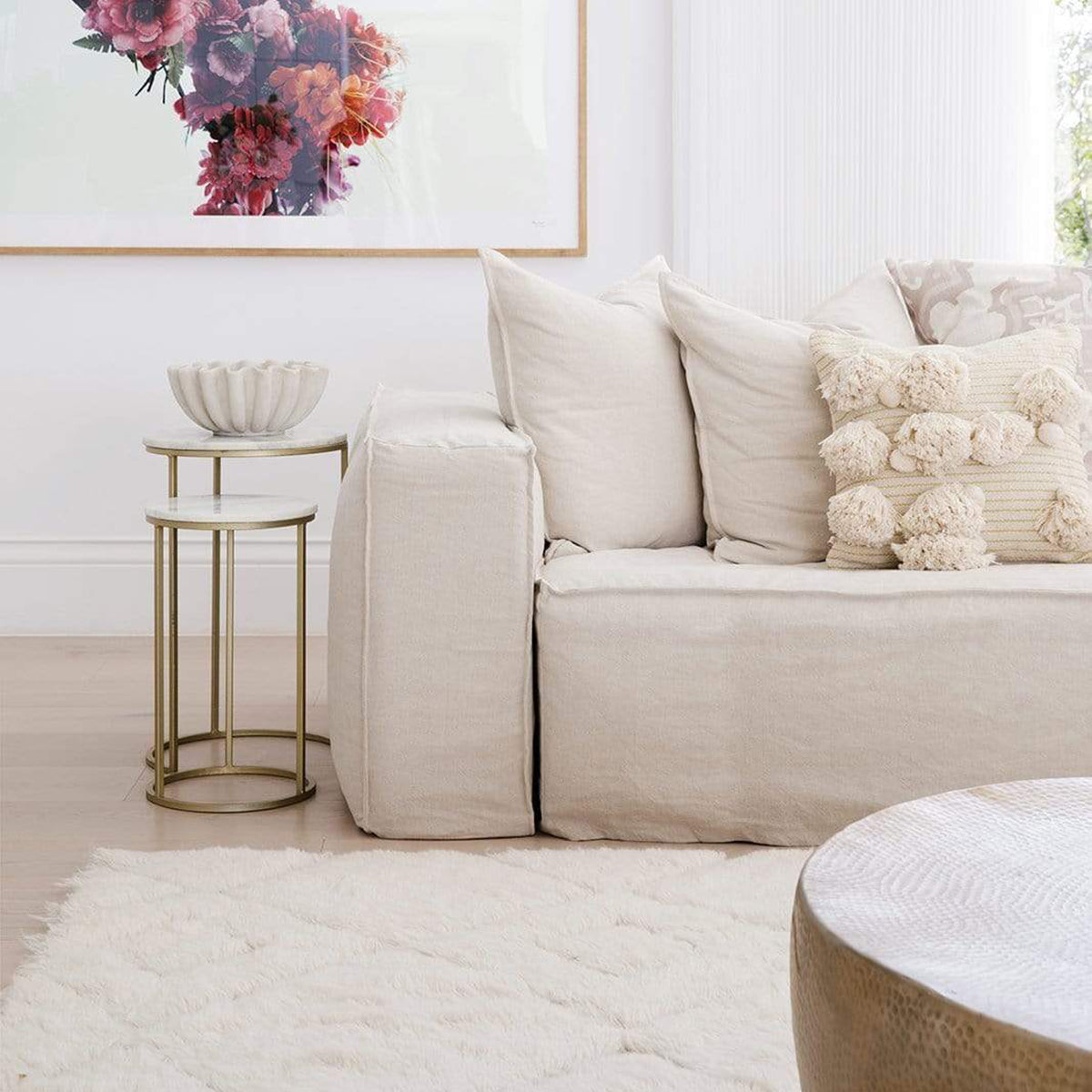 Alina Diamond Pattern Berber Wool Shag Rug - Soft & Luxurious Moroccan Style Area Rug for Living Room, Bedroom & Nursery - Perfect for Cozy Home Decor