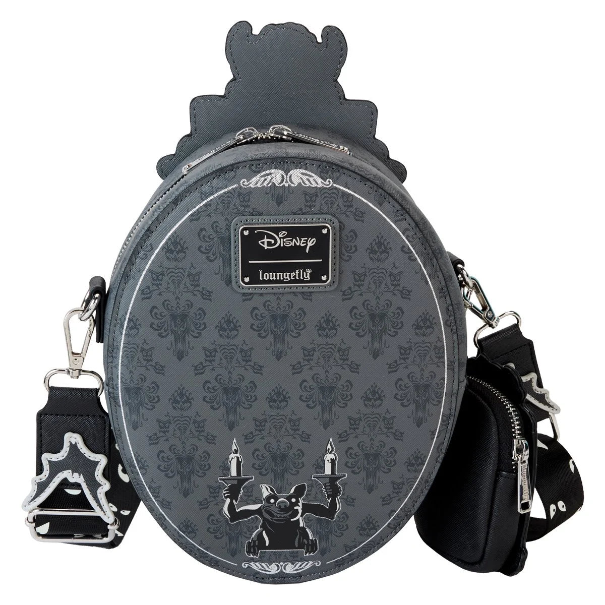 Haunted Mansion Plaque Crossbody Bag for Women | Disney Park Inspired Purse for Halloween, Cosplay & Theme Park Outfits