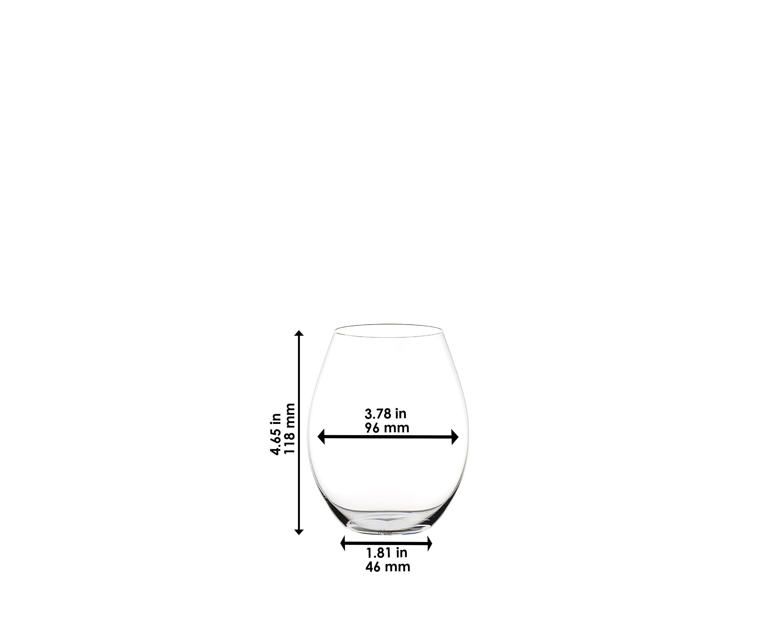 Riedel 004 Crystal Tumbler Set of 4 - Premium Whiskey Glasses for Scotch, Bourbon & Cocktails - Elegant Barware for Home Entertaining & Gifts