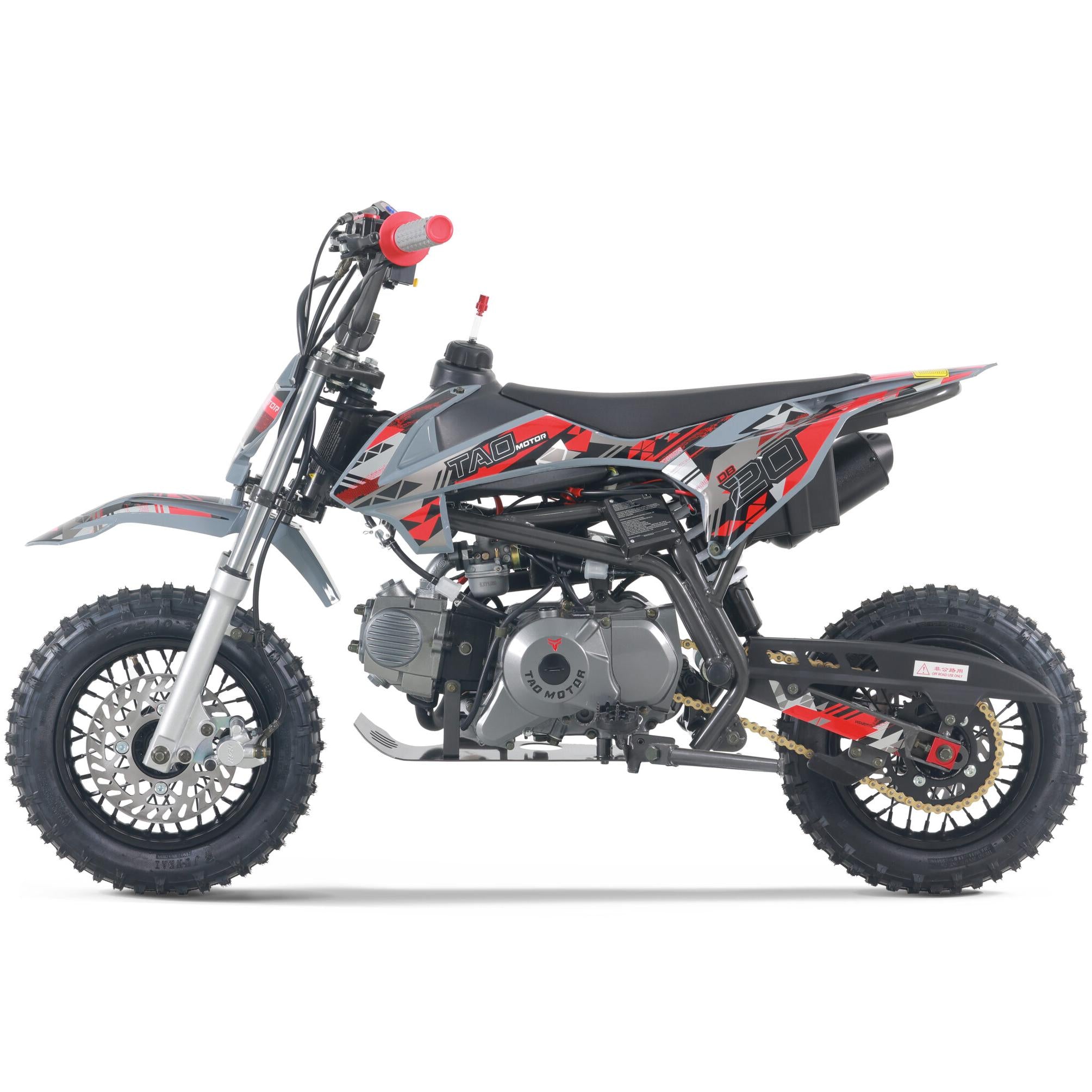 TaoMotor DB20 Kids Dirt Bike - 50cc Gas Powered Off-Road Motorcycle for Boys & Girls Ages 6-12 - Perfect for Backyard Riding, Trail Adventures & Off-Road Racing