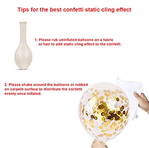 16 Inch Happy Birthday Balloons Decorations Set - 13pcs Letter Balloons Banner, 2 Giant Star Foil Balloons, 4 Confetti Balloons, 6 Latex Balloons (Gold) | Perfect for Birthday Parties, Baby Showers, Anniversaries & Special Events