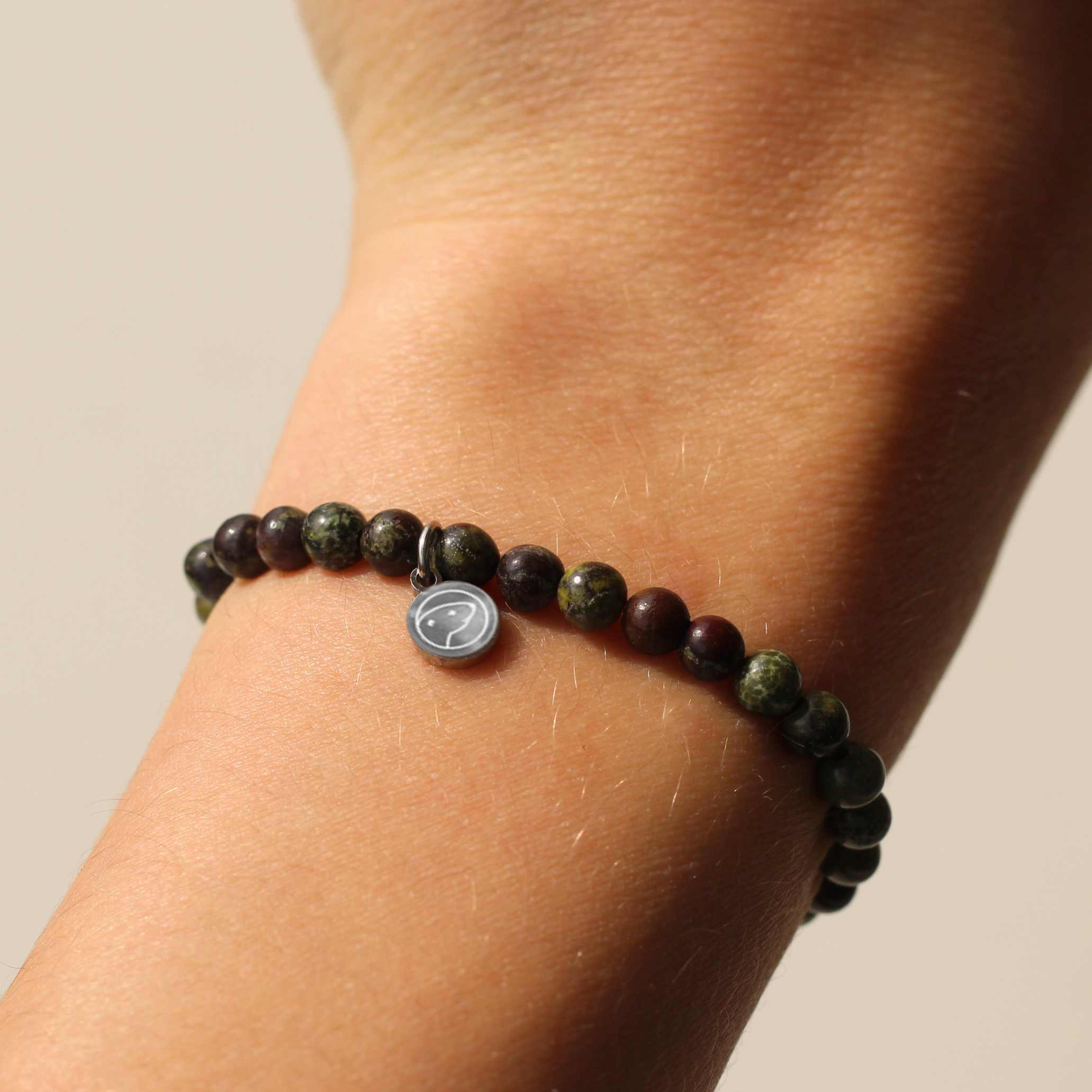 Bloodstone Bracelet for Women - Mini Healing Stone Bracelet for Energy & Protection | Perfect for Meditation, Yoga & Spiritual Healing