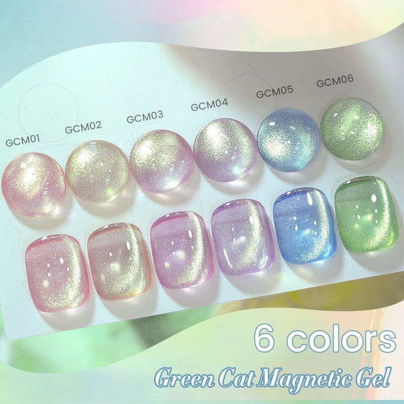 Purple Cat Magnetic Gel Polish GCM04 - 10ml Nail Polish with Magnet Effect for Salon & Home Manicure - Perfect for Nail Art, Special Occasions & DIY Nail Designs