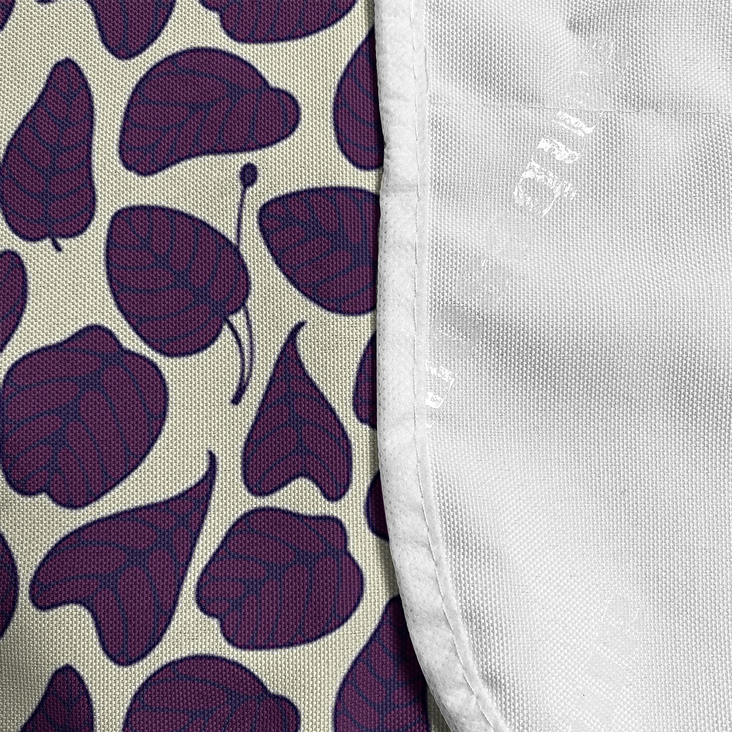 Ambesonne Waterproof Microwave Cover with Pockets - Dark Forest Leaves Botanical Design, 36