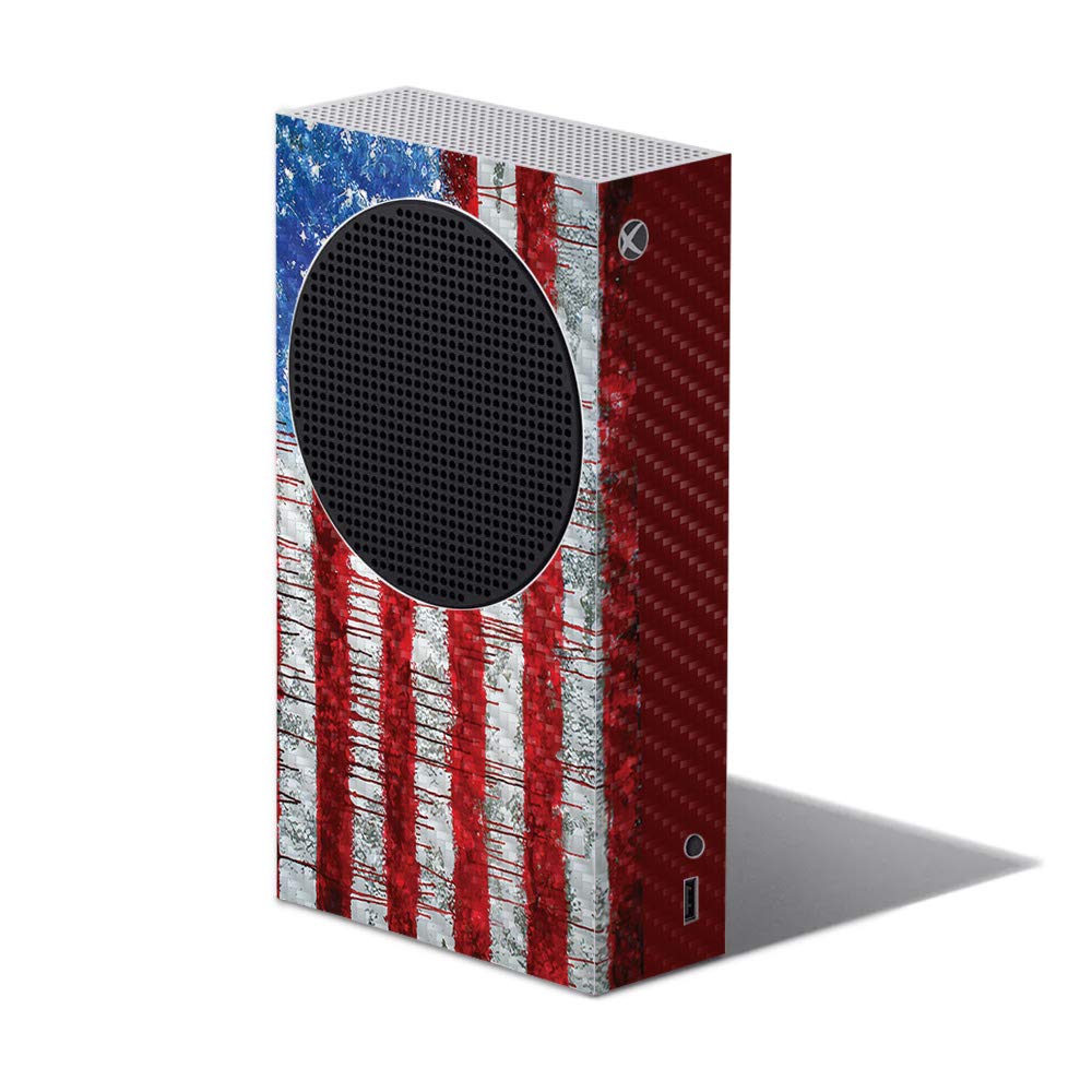 Premium Carbon Fiber Skin for Xbox Series S - Scratch-Resistant & Durable Protective Cover | Easy Installation | Made in USA | Perfect for Gaming Setups & Console Protection