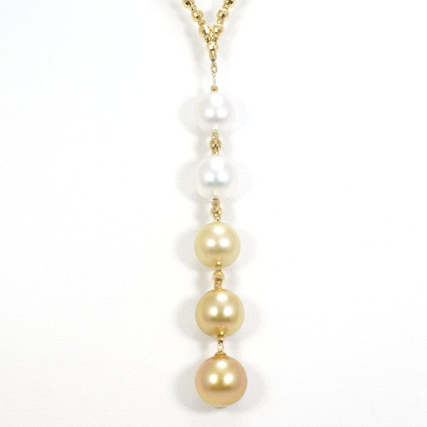 18K Yellow Gold South Sea Pearl Necklace - Elegant & Timeless Jewelry for Women | Perfect for Weddings, Parties & Special Occasions