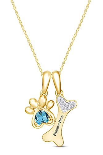 Yellow Gold Over : Simulated Aquamarine