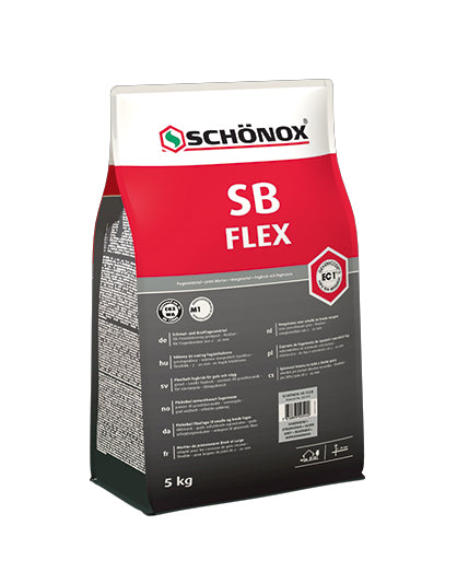 Kakelfog 5 kg Schönox SB Dark Gray - Premium Tile Grout for Bathroom, Kitchen & Floor Tiling Projects