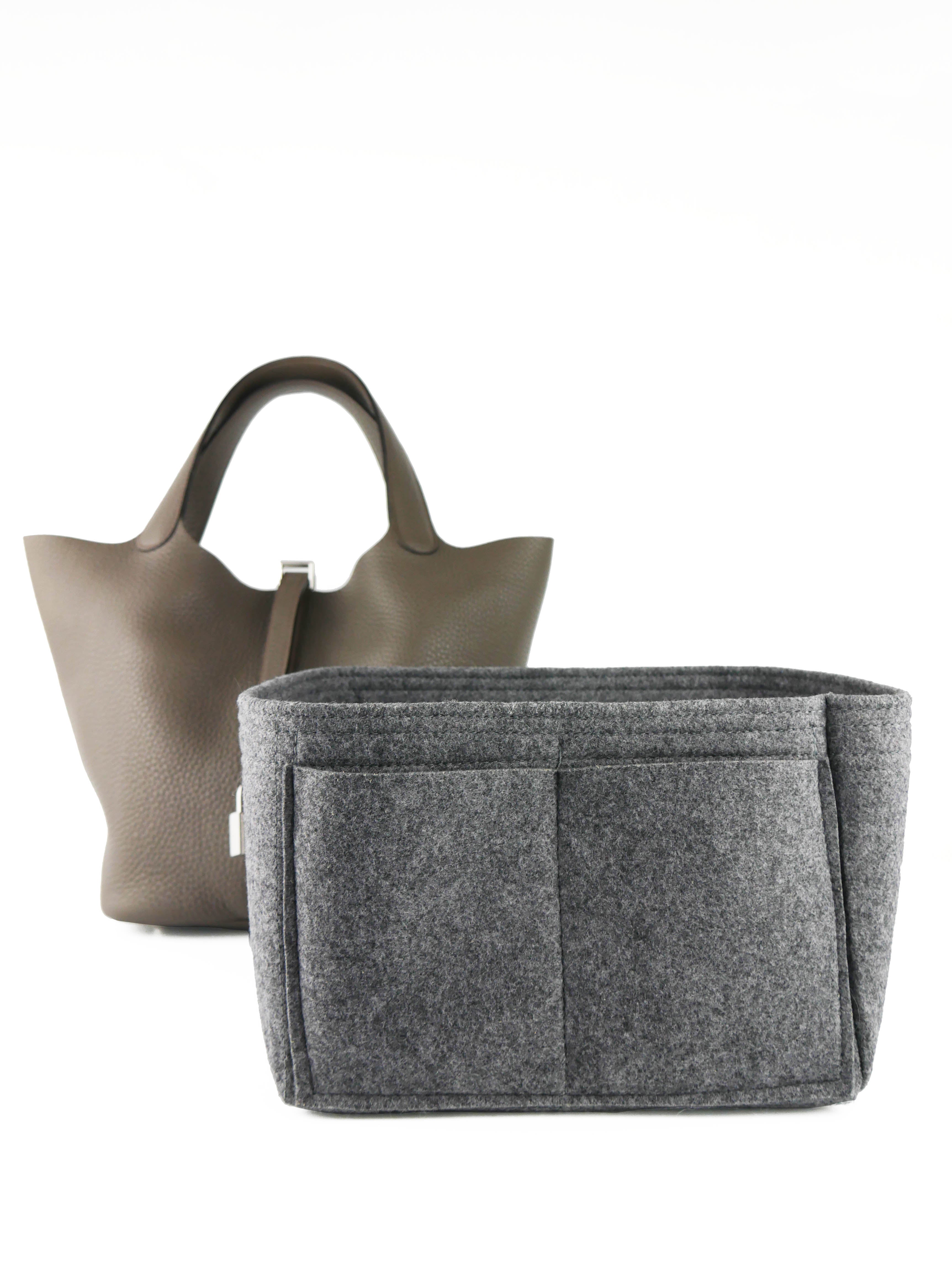 Hermes Etoupe Picotin 22 Bag - Luxury Leather Handbag for Women | Perfect for Everyday Use, Work & Travel Accessories