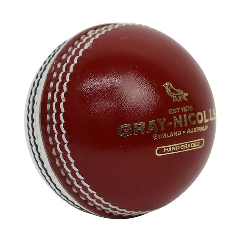 Gray Nicolls Crest Special 2-Piece Cricket Ball - Premium Leather Cricket Ball for Professional & Club Matches - Perfect for Practice, Training & Competitive Games