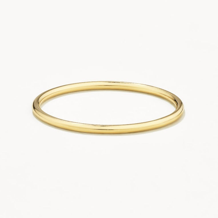 10k Gold Thin Plain Stacker Ring - Dainty Minimalist Band for Everyday Wear, Stacking & Layering - Perfect for Gifting & Special Occasions