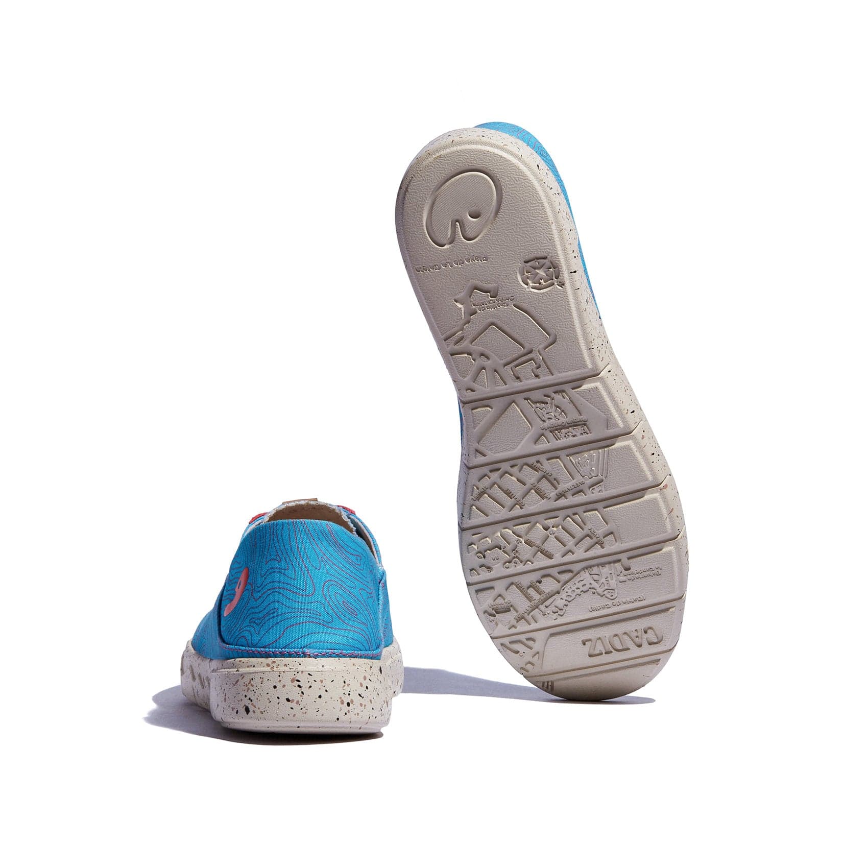 Sky Pink Blue Cadiz VII Women's Sneakers - Trendy Comfortable Athletic Shoes for Running, Walking & Gym Workouts - Perfect for Casual Wear & Sports Activities