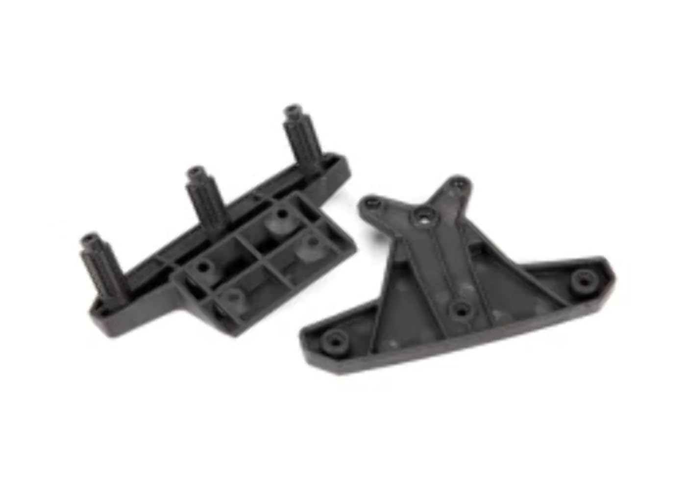 Traxxas 9420 Front Bumper & Chassis Set (Upper & Lower) - Heavy-Duty Replacement Part for RC Cars & Trucks - Perfect for Off-Road Racing & Bashing