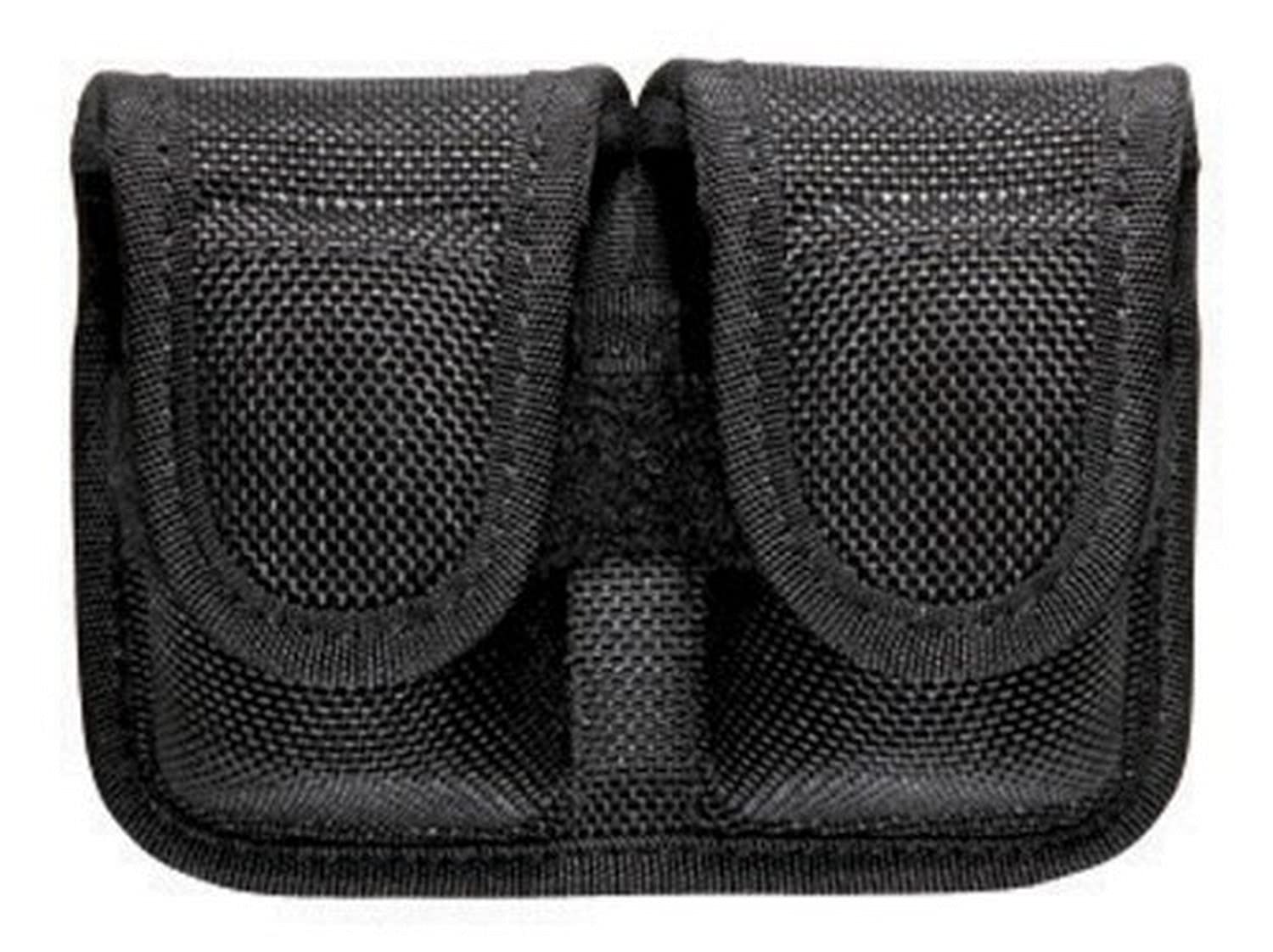 Bianchi 7301 Speedloader Pouch - Black Tactical Velcro Holster for Quick Ammo Reload | Perfect for Law Enforcement, Military Training & Range Shooting