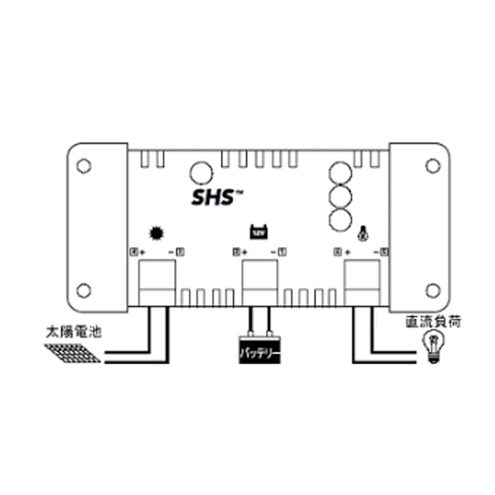 Morningstar SHS 6A PWM Solar Charge Controller (SHS-6) - 12V Intelligent Solar Panel Regulator with Load Control (LVD) | High Reliability & USA Design | Perfect for RV, Boat, Off-Grid & Solar Power Systems