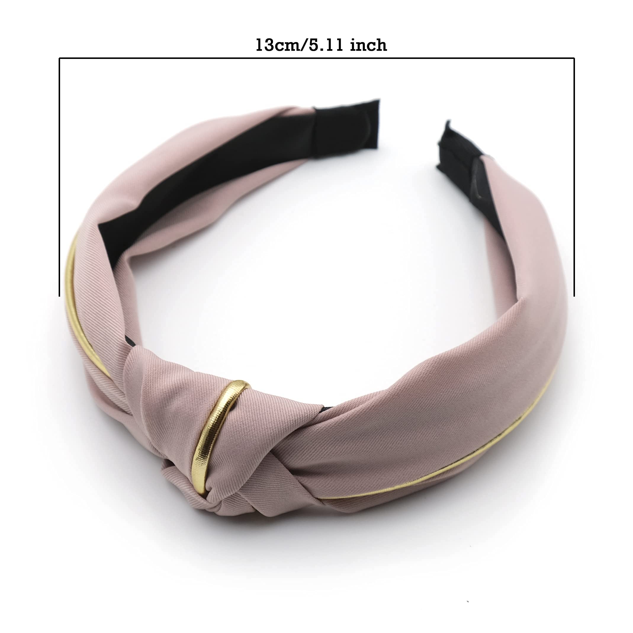 Women's Bow Knotted Headband - Yoga & Outdoor Hair Accessory (Pink)