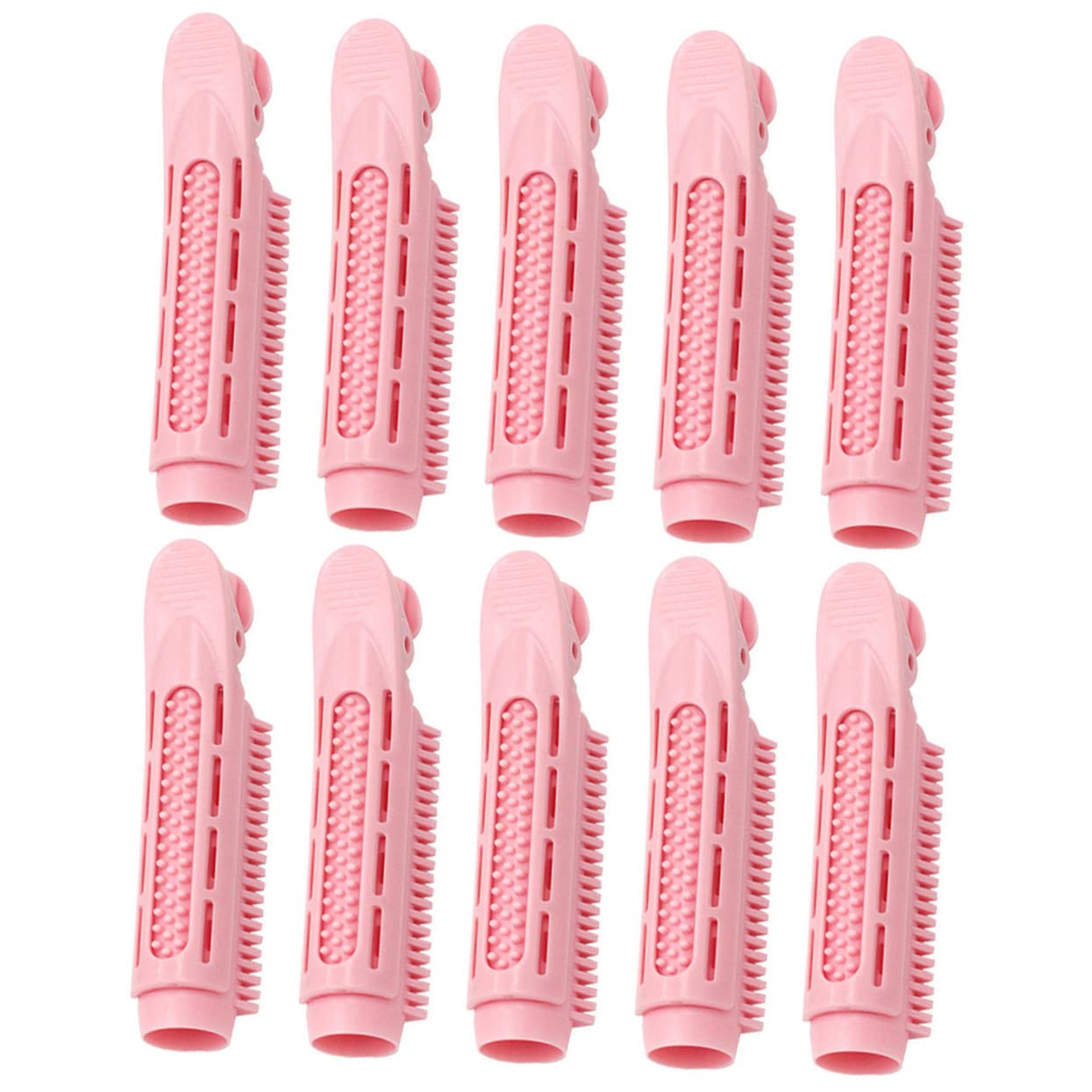 OSALADI 10pcs Volume Hair Rollers for Curly Hair - Non-Damaging Walker Clips & Bangs Rollers for Natural Curls - Perfect for Salon Styling, Home Use & Special Occasions