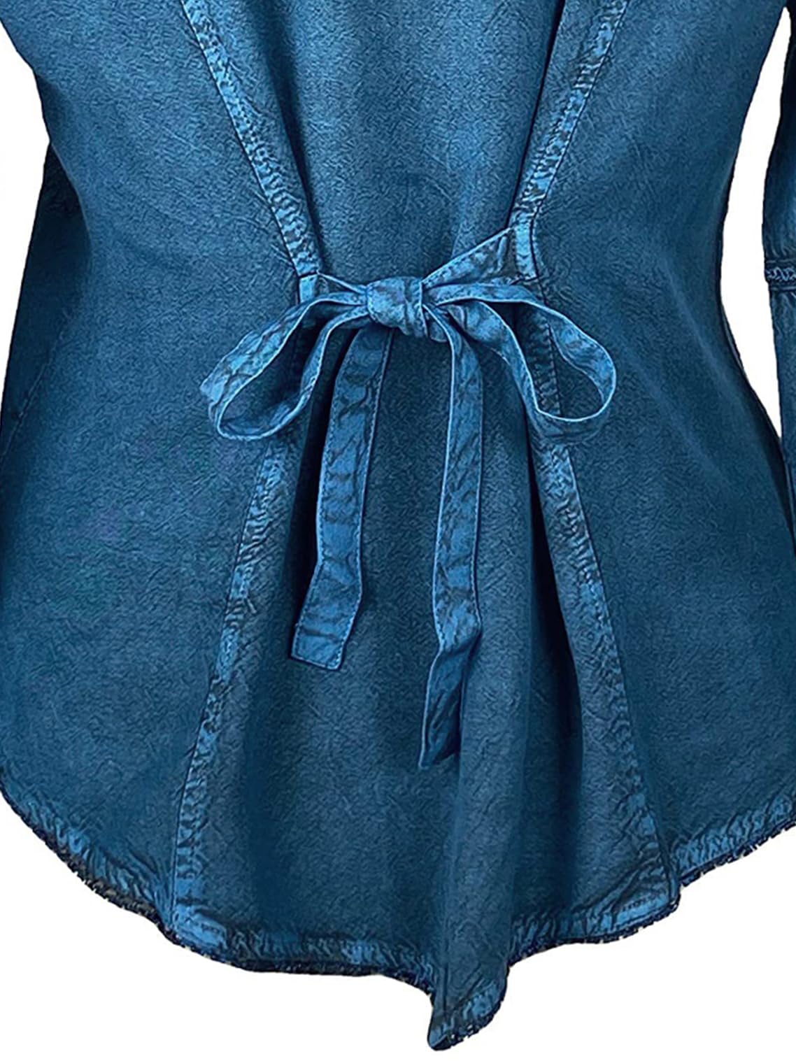 Agan Traders Women's Vintage Renaissance Embroidered Velvet Blouse - Long Sleeve Button Down Top for Fall Winter 2025 | Perfect for Renaissance Fairs, Holiday Parties & Vintage Fashion Lovers