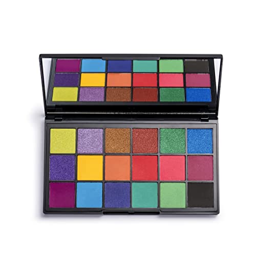 MAKEUP REVOLUTION X Tammi Tropical Carnival Eyeshadow Palette - 18g Multicolor Matte Makeup Palette for Party, Festival & Everyday Glam Looks
